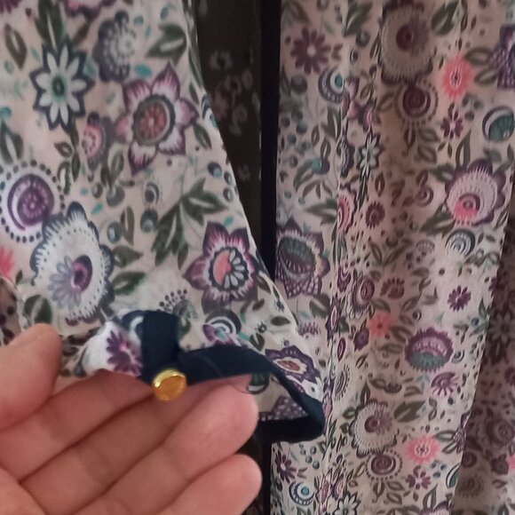 JUICY COUTURE boho floral peasant prairie granny mini dress - Picture 6 of 12